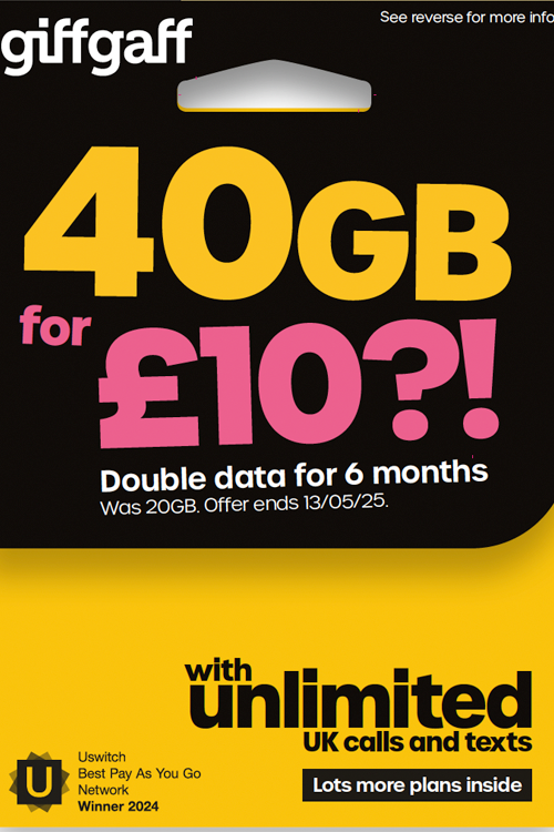 giffgaff £10