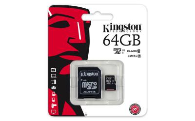 Kingston Class 10 Micro SD Card 64GB