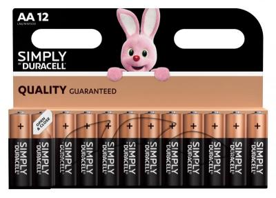 Duracell Simply AA Batteries 12 packs of 12