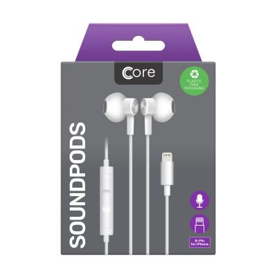 Core SoundPods 8-Pin White - Plastic-free Pack