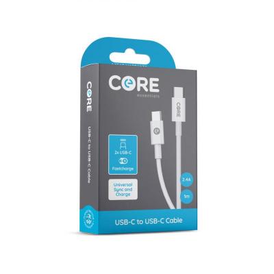 Core USB-C to USB-C Cable 1M 2.4A