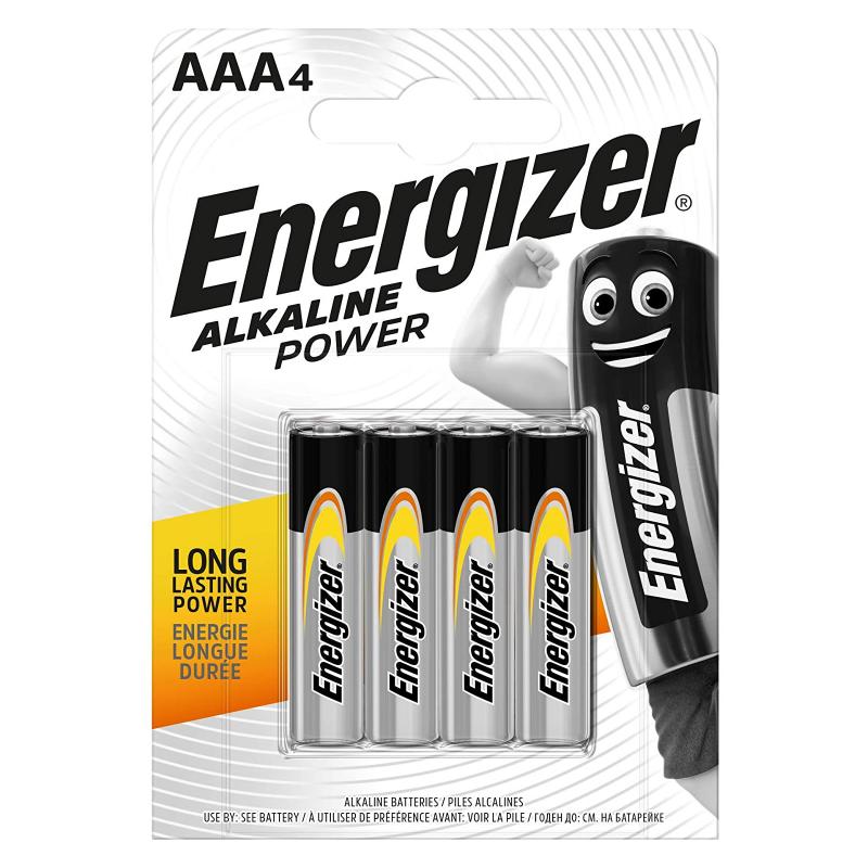 Energizer AAA Alkaline Power 4 Pack - Box of 12