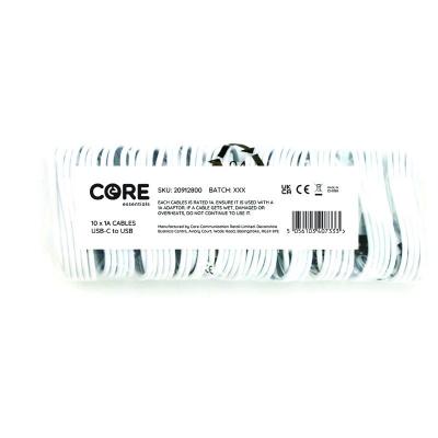 Core 10 Pack USB-C Cable 1M 1A