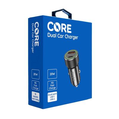 CORE PD Dual Car Charger 20W