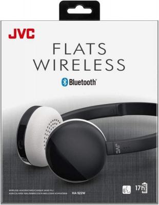 JVC Flats Wireless Headphones Black HA-S22W-B-UX