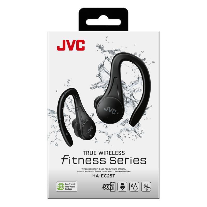 JVC Sport True Wireless Earbuds Headphones, Lightweight and Compact, Long  Battery Life (up to 30 Hours), Sound with Neodymium Magnet Driver, Water  Resistance (IPX5) - White 