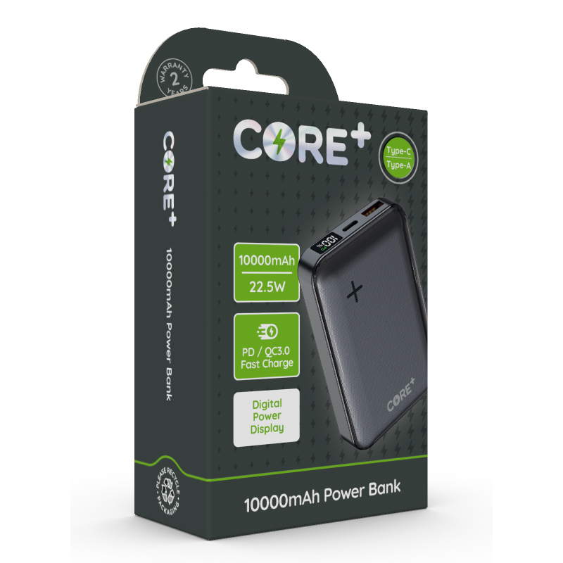 CORE+ PD Power Bank 10000mAh