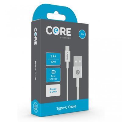 Core Type-C Cable 1M 2.4A Fast Charge