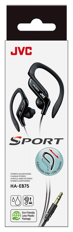 JVC Entry Wired Sports Black - HA-EB75-BN-U