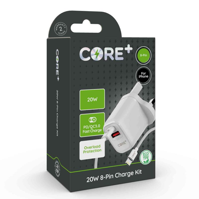 CORE+ 20W 8-Pin Charge Kit