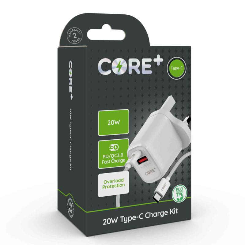 CORE+ 20W Type-C Charge Kit