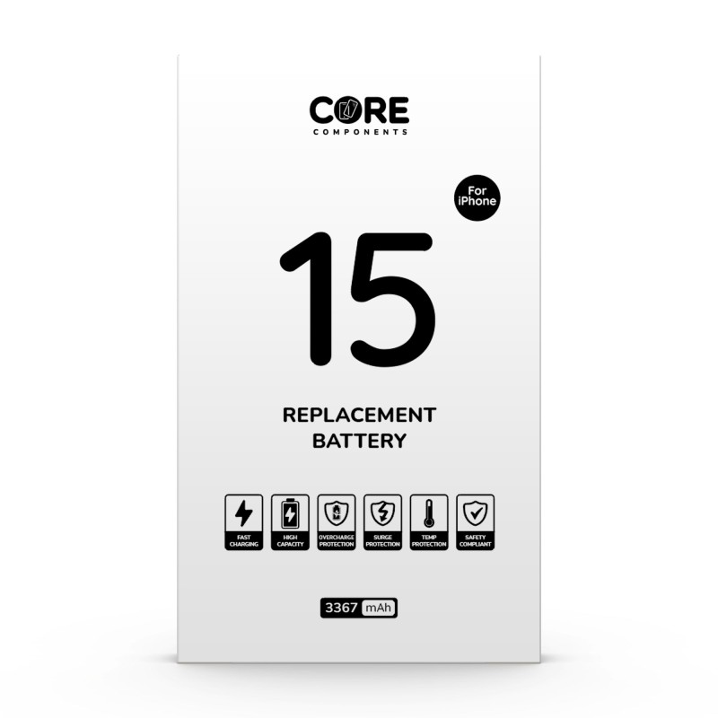 Core Premium iPhone 15 Replacement Battery