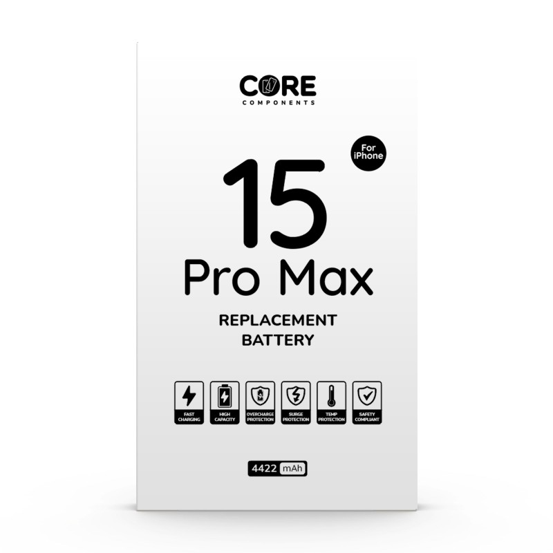 Core Premium iPhone 15 Pro Max Replacement Battery