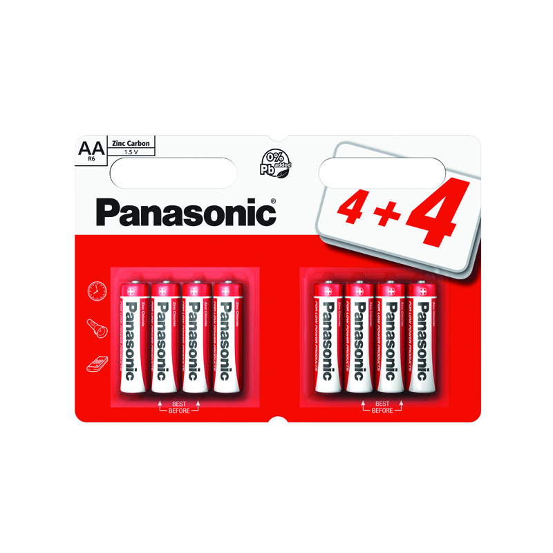 Panasonic Zinc AA 8 Pack - Box of 20