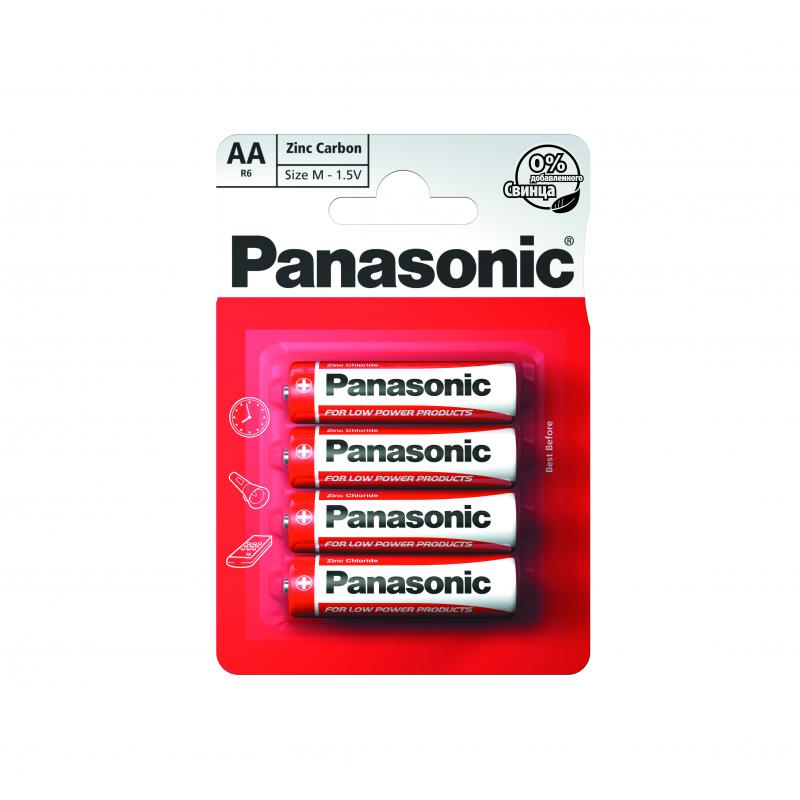 Panasonic Zinc AA 4 Pack - Box of 12