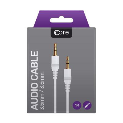 Core Audio Cable 3.5mm Jack White